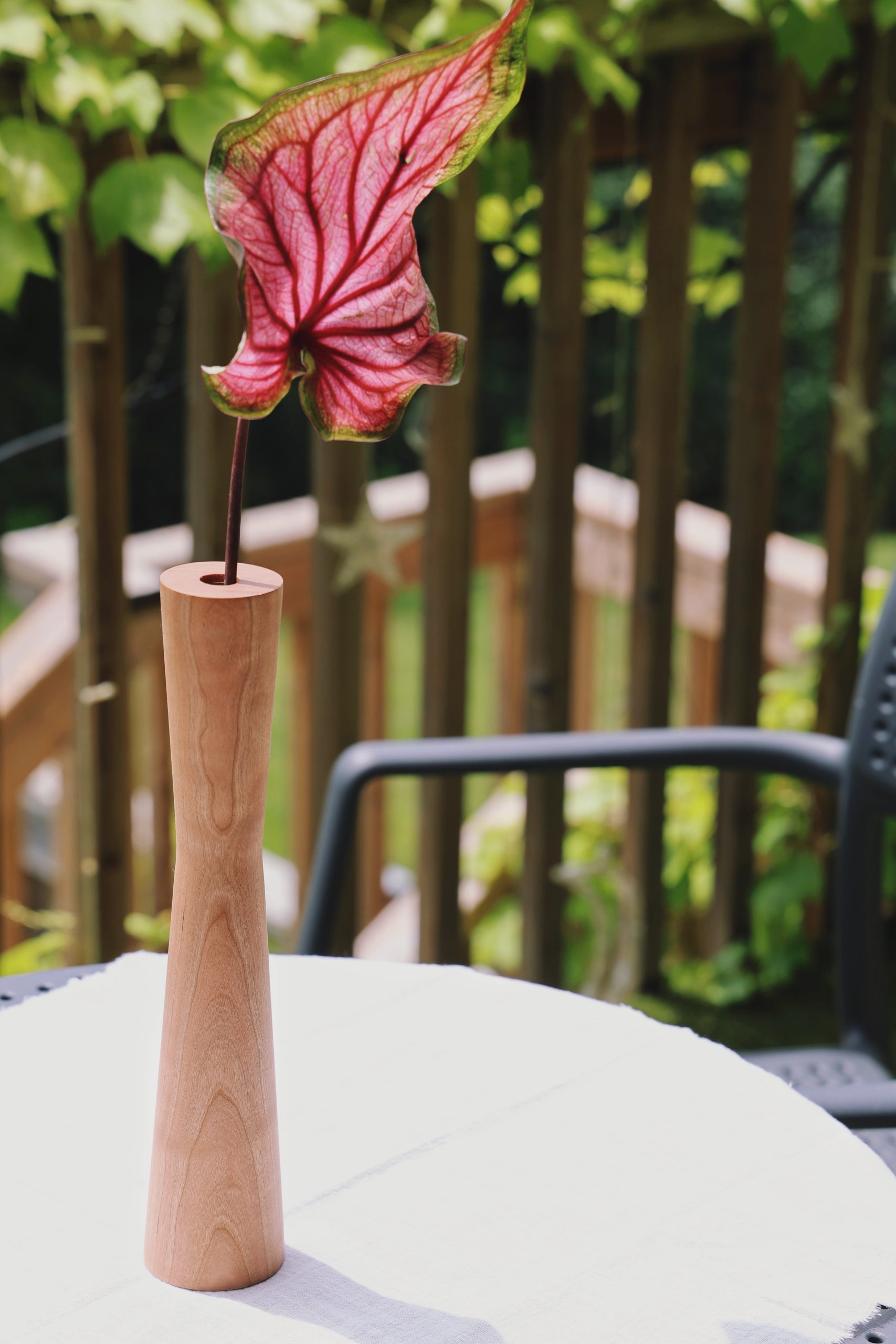 Cherry Wood Vase - Image 8