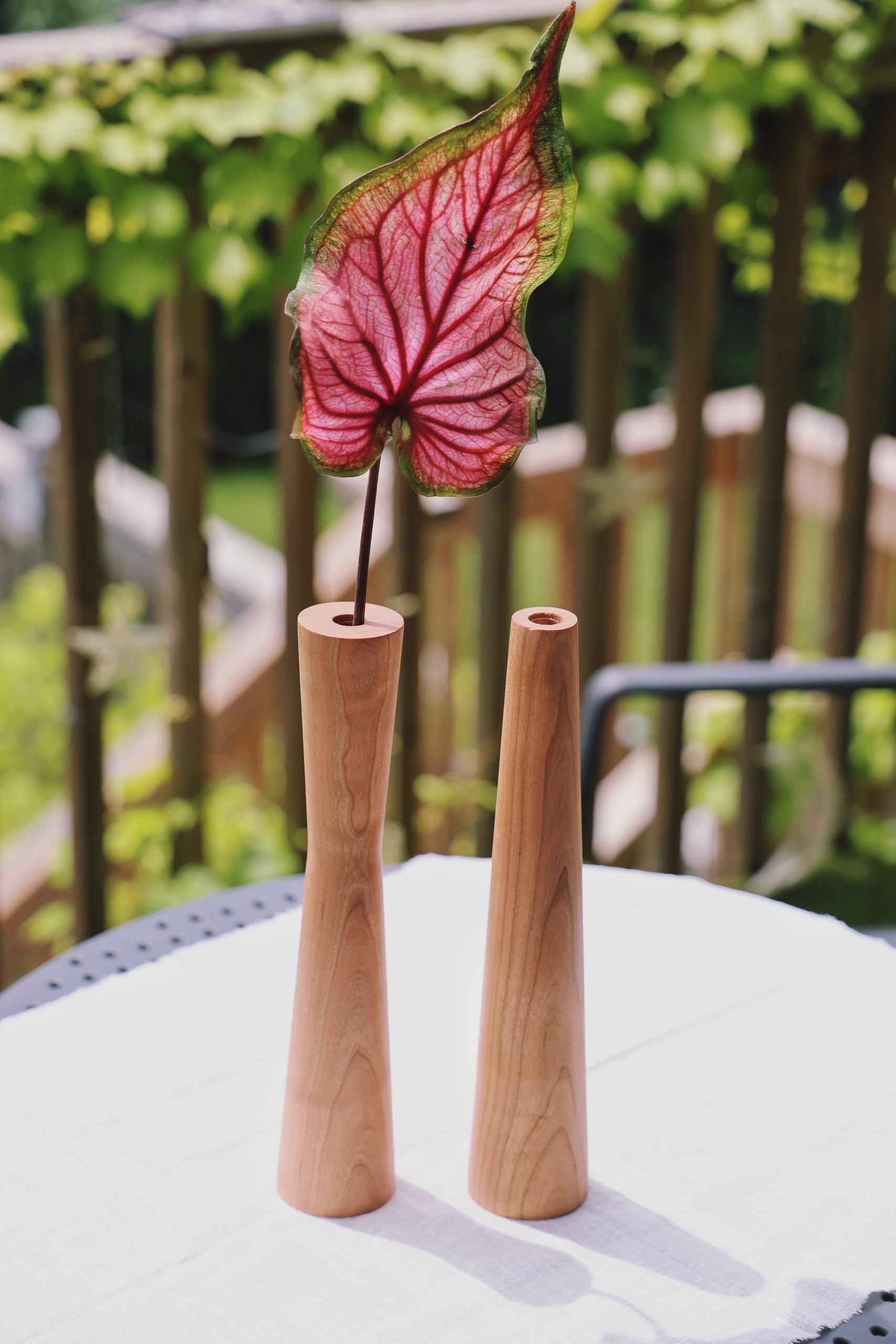 Cherry Wood Vase - Image 9