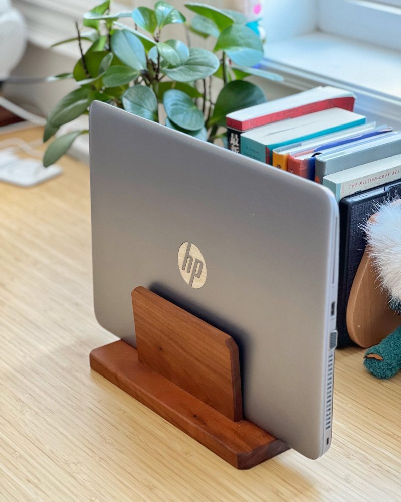 Black Walnut Laptop Stand