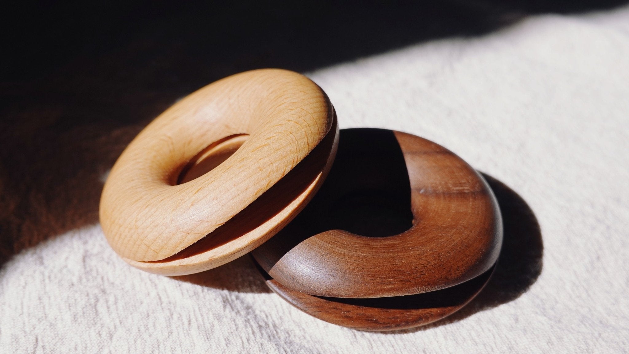 Wooden Donut Bag Clips- Set of 4 - Image 2