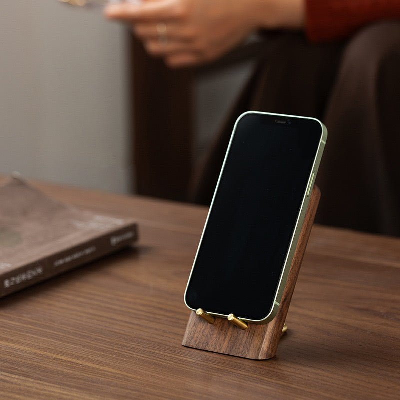 Solid Wood Phone Stand