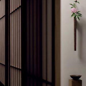 Wall Hanging Wood Vase